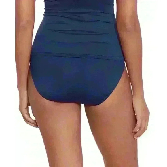 NEW! Lauren Ralph Lauren Women's 14 Beach Club Solid Swim Bikini Top & Bottoms - Picture 5 of 7